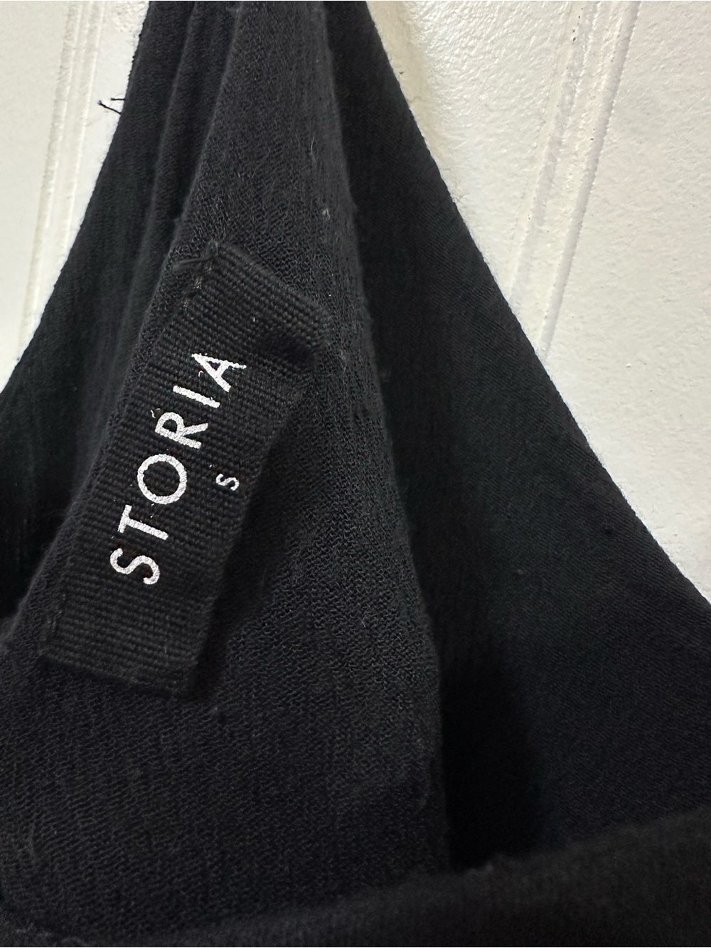 Storia S Black & Gold Stars Mini Dress Breezy Witchy Whimsigoth Ethereal Shift - Picture 3 of 12